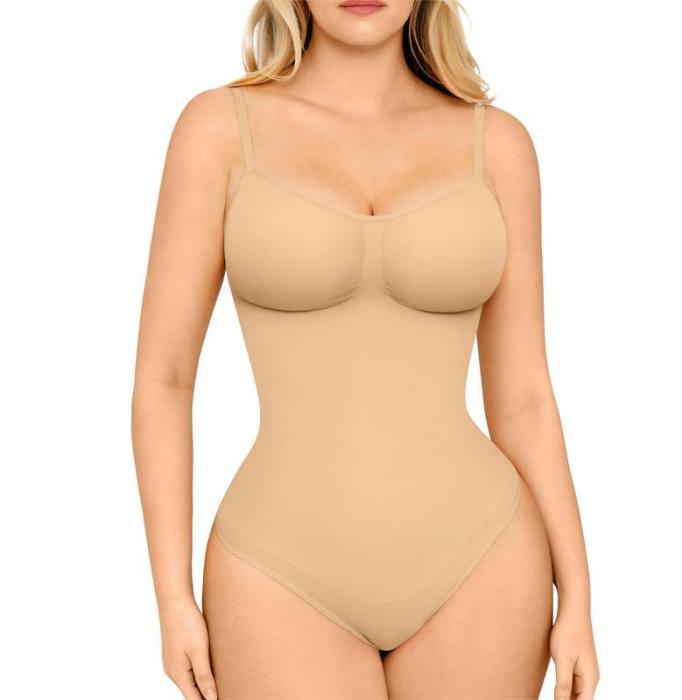 Tummy Control Seamless Strap Bodysuit