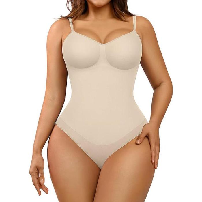 Tummy Control Seamless Strap Bodysuit
